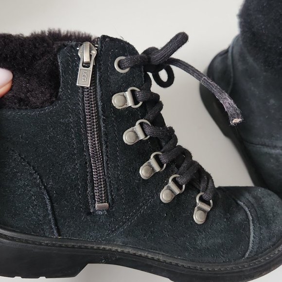 UGG Kids Black Boots - Picture 9 of 9